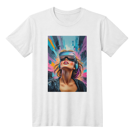 Cyberpunk Woman of Wonder VR T Shirt