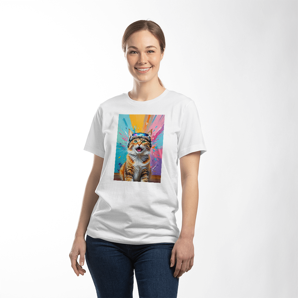 Wonders of Virtual Reality Cat T Shirt