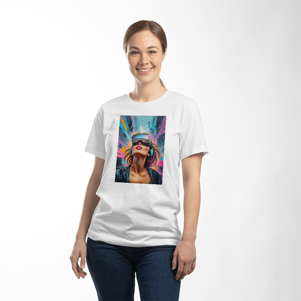 Cyberpunk Woman of Wonder VR T Shirt