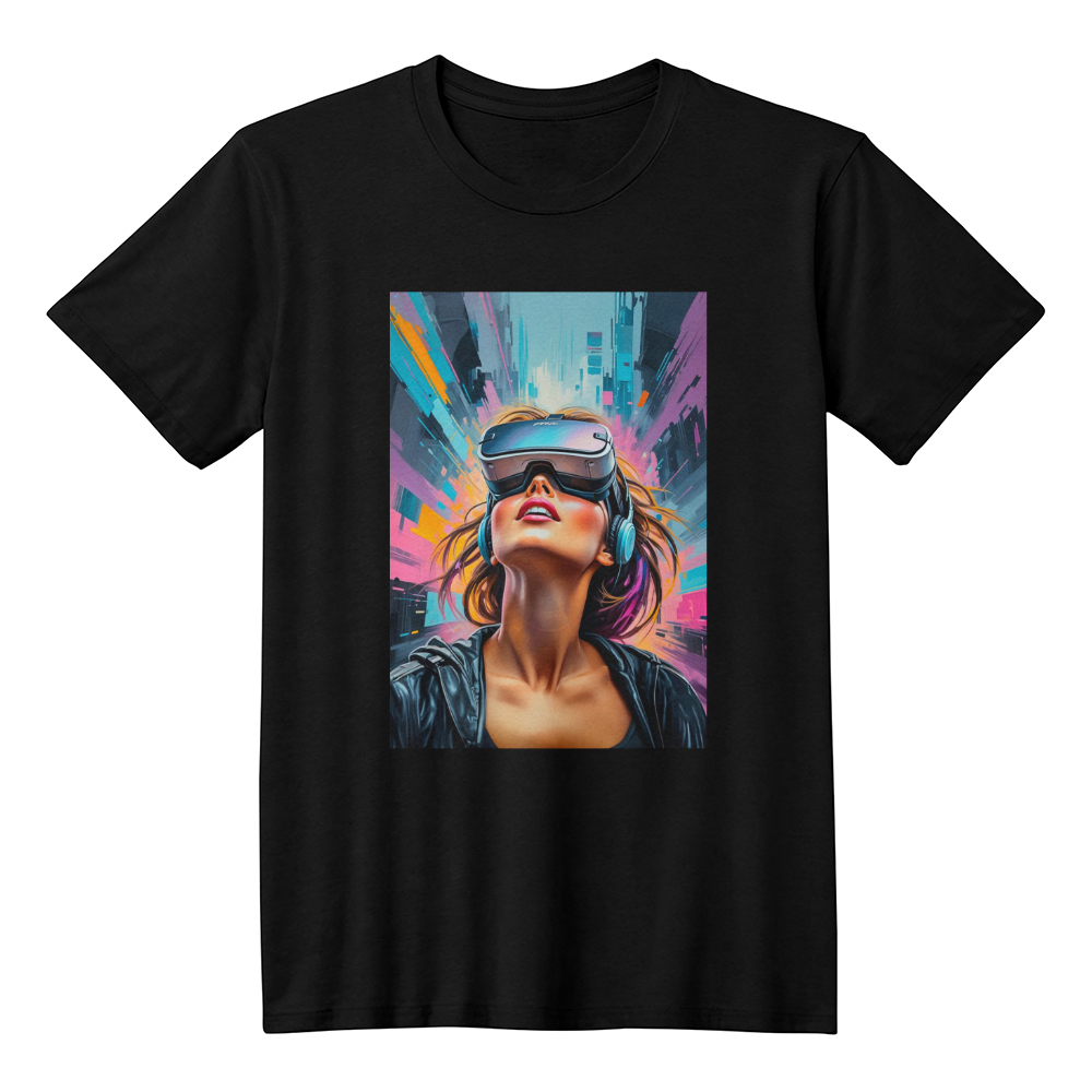 Cyberpunk Woman of Wonder VR T Shirt