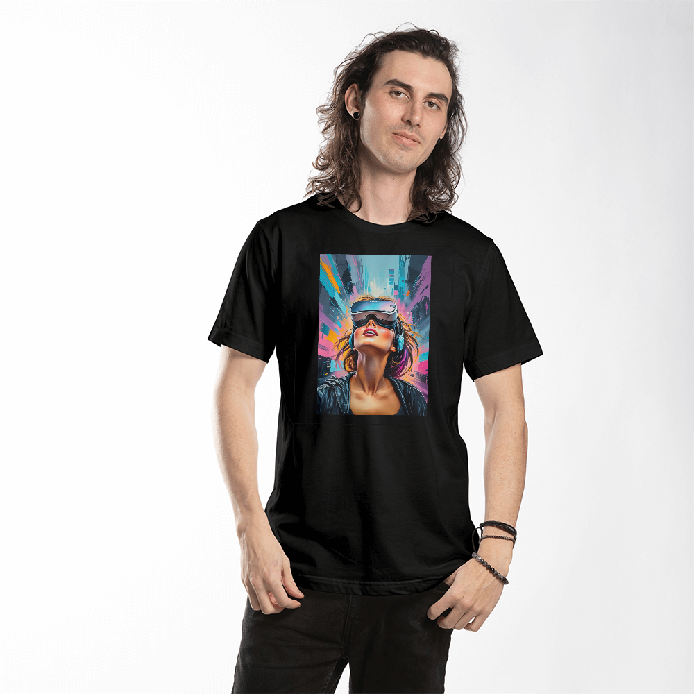 Cyberpunk Woman of Wonder VR T Shirt