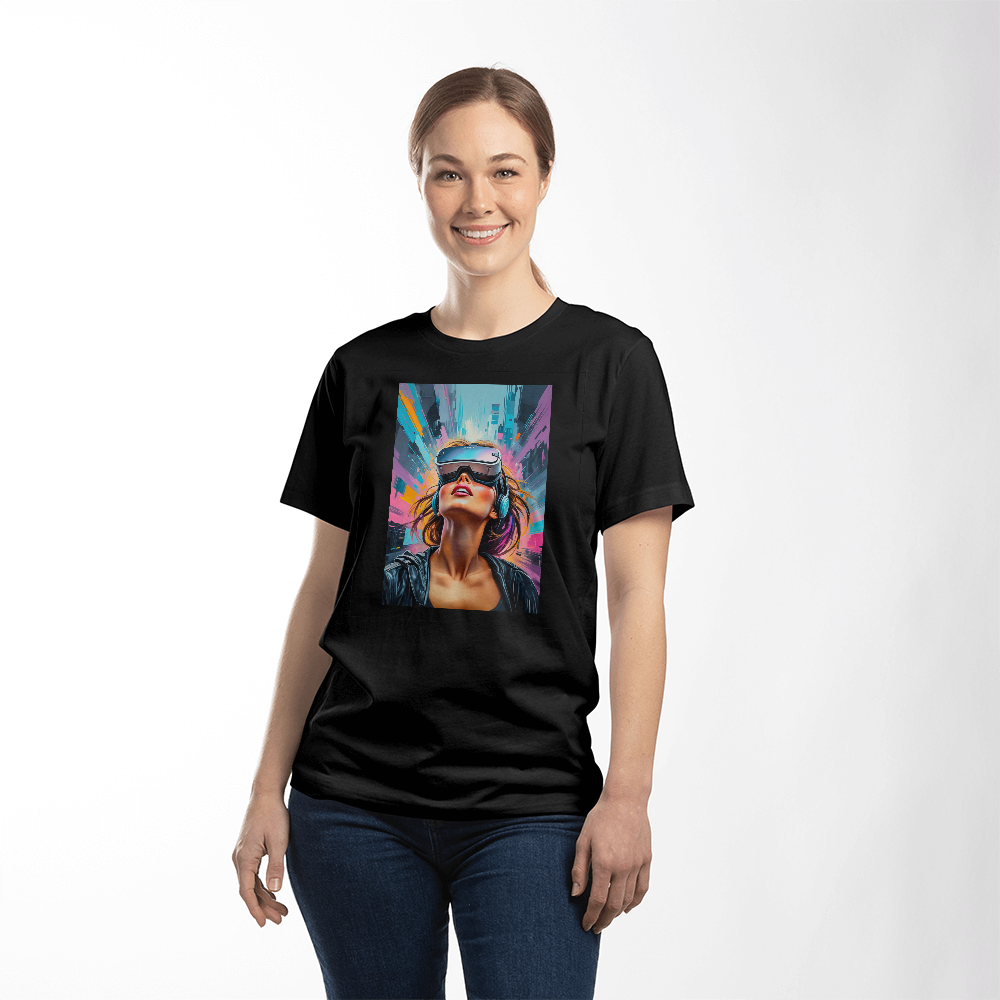 Cyberpunk Woman of Wonder VR T Shirt