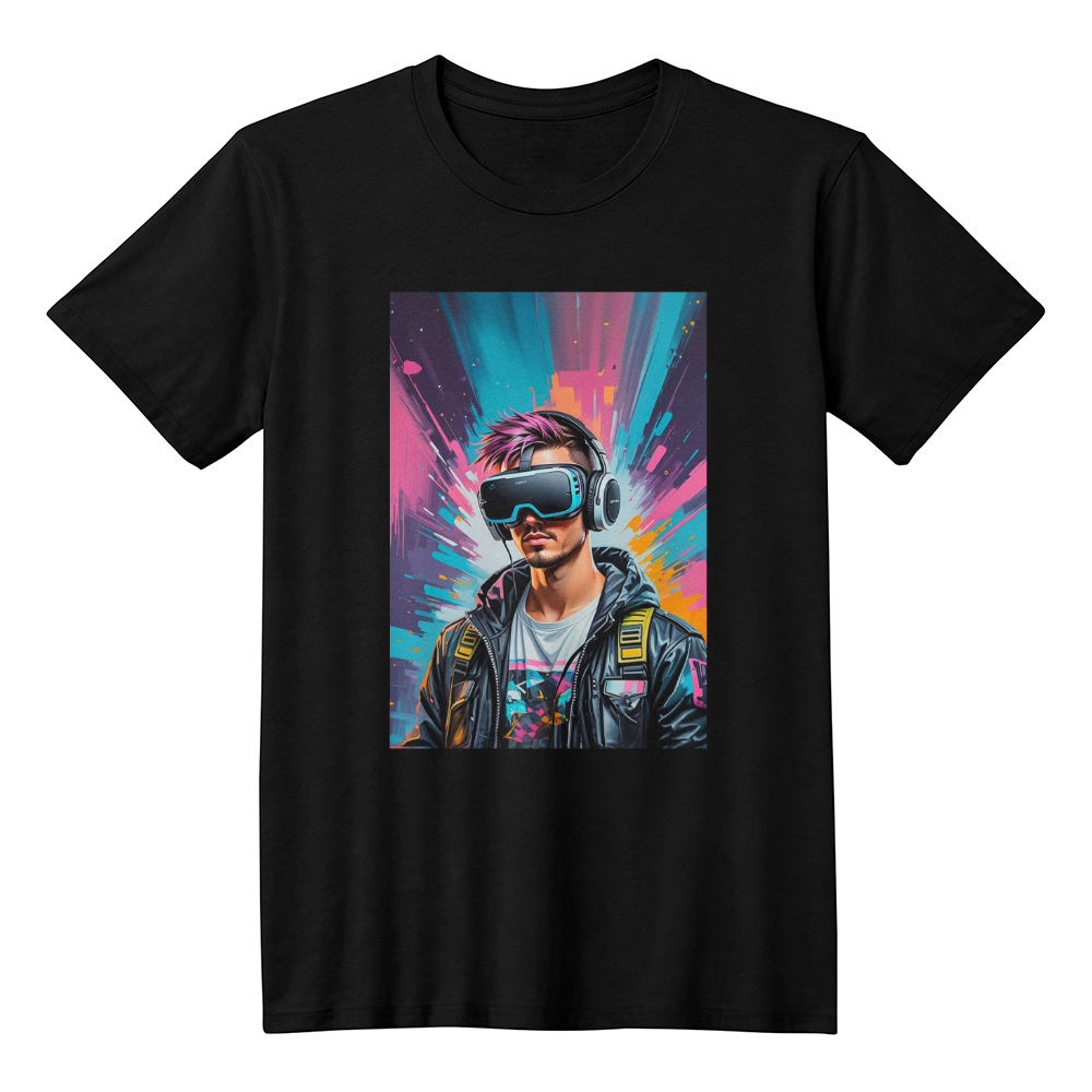 Cyberpunk Virtual Reality T Shirt